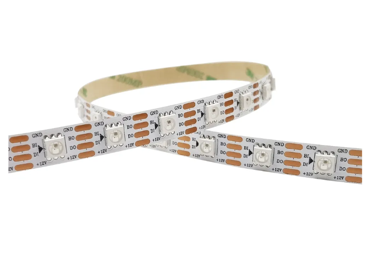 Strip Hyblyg LED RGB 5050 rhaglenadwy DC12V ar gyfer Dyluniadau Creadigol