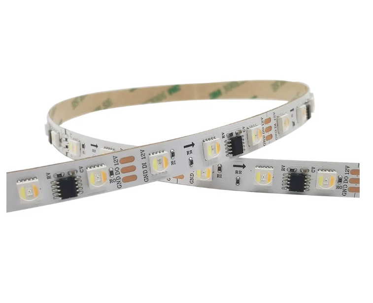 RGBWW 5050 SMD Hyblyg LED Strip Rhaglenadwy