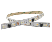 RGBWW 5050 SMD Hyblyg LED Strip Rhaglenadwy